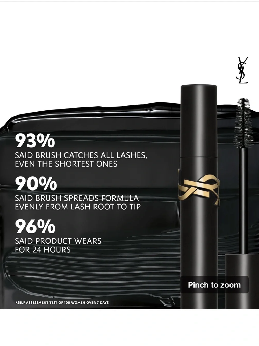 Yves Saint Laurent Lash Clash - 1 Noir Black